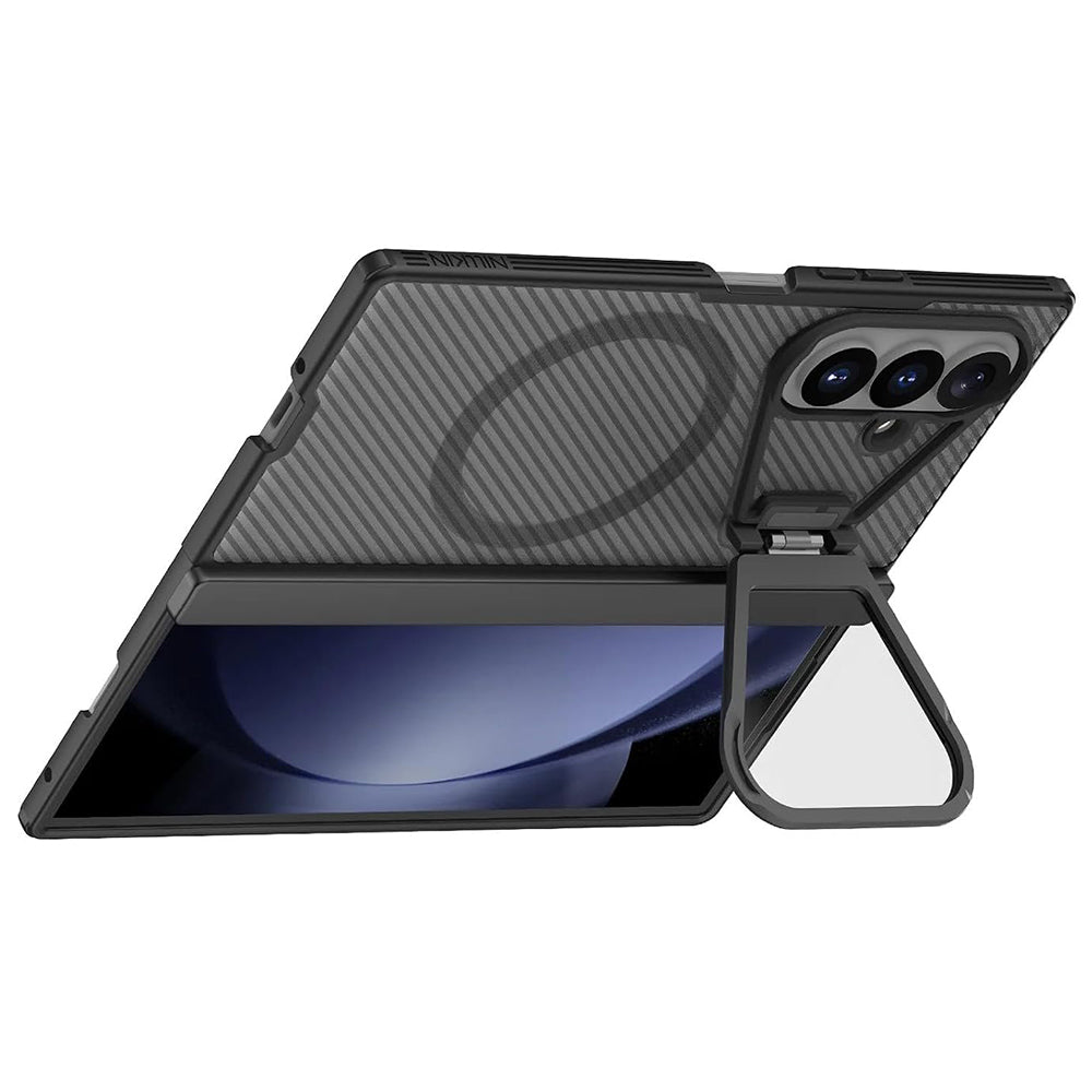 MagSafe-hoes voor Samsung Galaxy Z Fold8 Ultra F976, Nillkin, CamShield Pro met Transparante Lenskap, Zwart Transparant