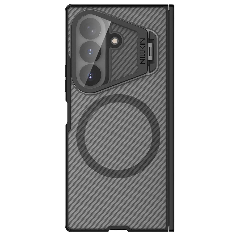 MagSafe-hoes voor Samsung Galaxy Z Fold8 Ultra F976, Nillkin, CamShield Pro met Transparante Lenskap, Zwart Transparant