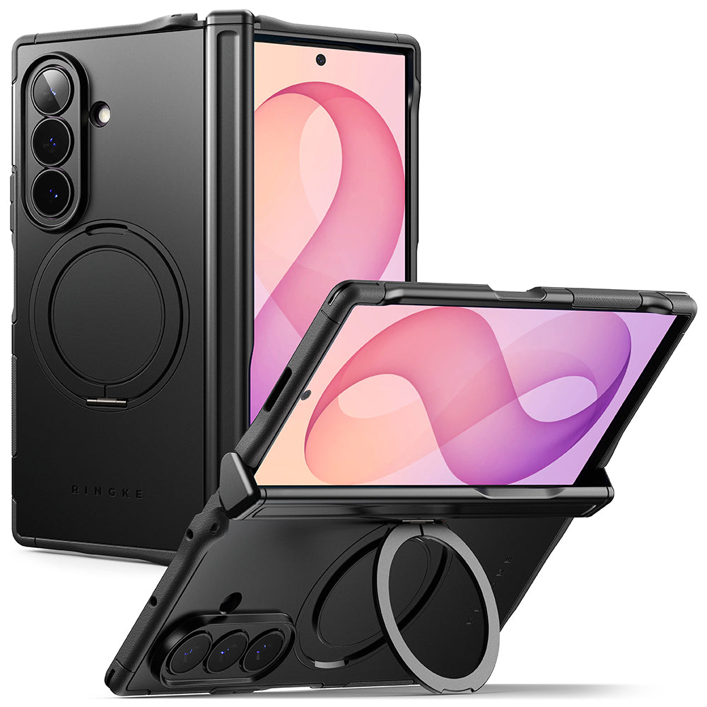 MagSafe-hoesje voor Samsung Galaxy Z Fold8 Ultra F976, Ringke, Alles, Zwart