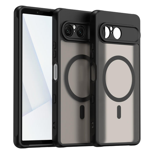 MagSafe-hoesje voor Sony Xperia 10 VIII, Techsuit, HaloFrost II, Zwart