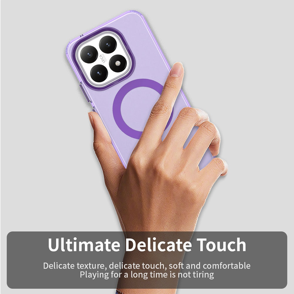 MagSafe hoes voor Xiaomi 15T, Techsuit, CandyCase, Paars