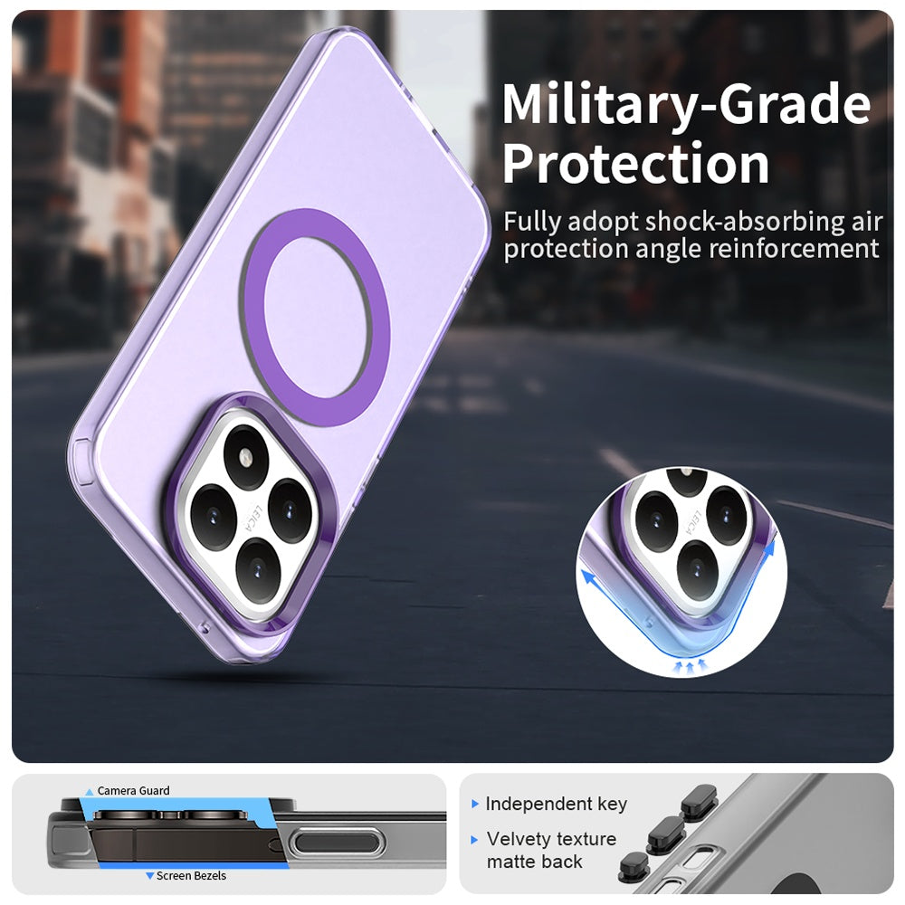MagSafe hoes voor Xiaomi 15T, Techsuit, CandyCase, Paars