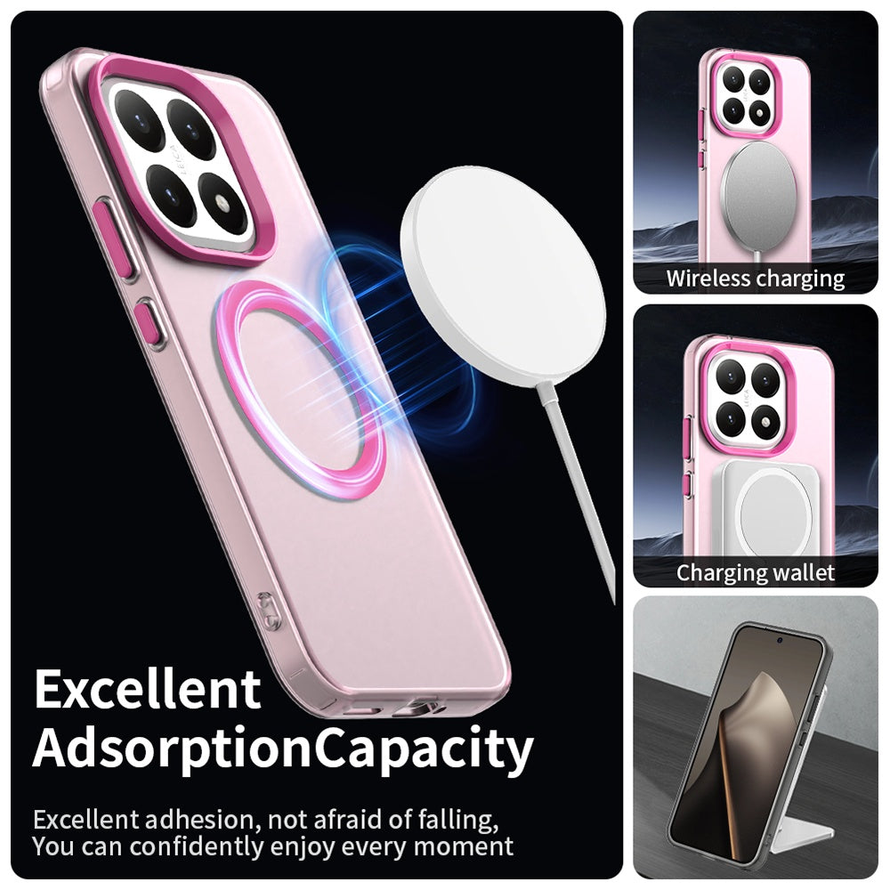 MagSafe hoes voor Xiaomi 15T, Techsuit, CandyCase, Roze