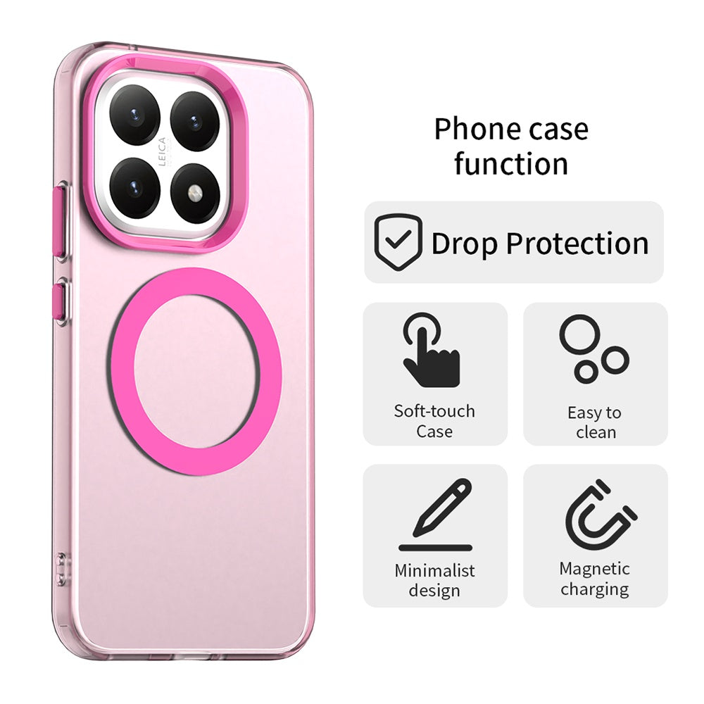MagSafe hoes voor Xiaomi 15T, Techsuit, CandyCase, Roze