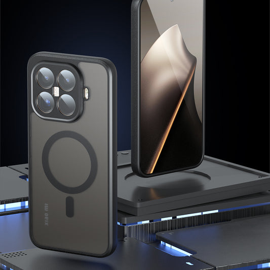 MagSafe hoes voor Xiaomi 15T, Techsuit, PureFrost, Satijnzwart