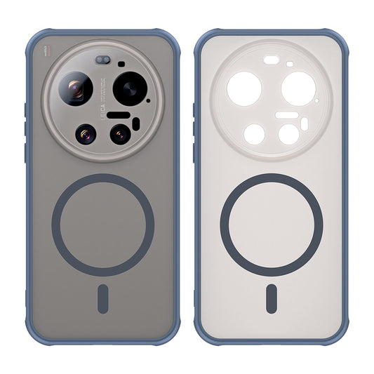 MagSafe hoesje voor Xiaomi 17 Ultra, Techsuit, HaloFrost II, Marineblauw