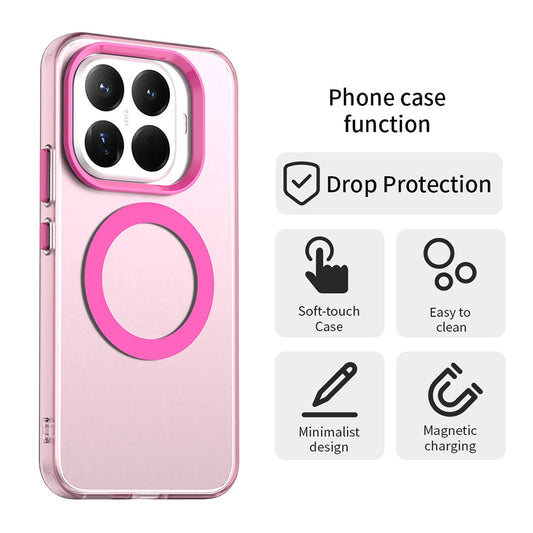 MagSafe-hoes voor Xiaomi 17T Pro, Techsuit, CandyCase, Roze