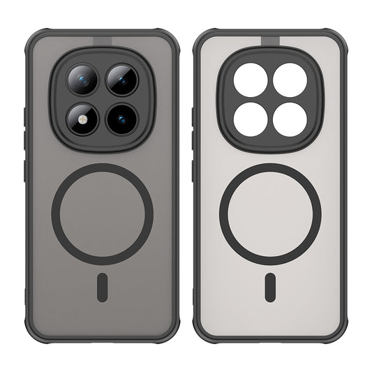 MagSafe hoesje voor Xiaomi Poco M8 Pro / Redmi Note 15 Pro+ 5G, Techsuit, HaloFrost II, Zwart