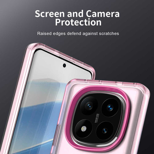 MagSafe-hoesje voor Xiaomi Poco X7 / Redmi Note 14 Pro 5G, Techsuit, CandyCase, Roze