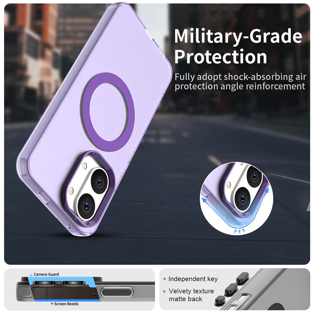 MagSafe-hoes voor Xiaomi Poco X8 Pro Max, Techsuit, CandyCase, Paars
