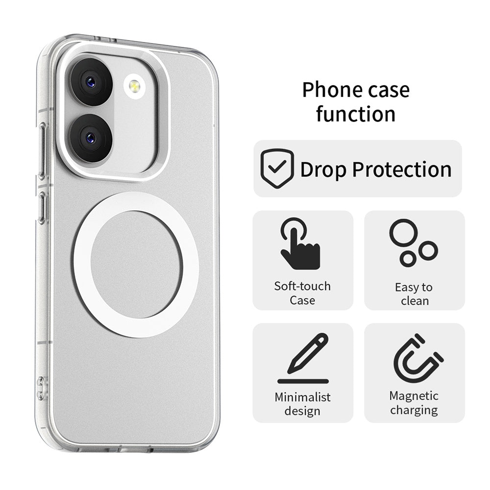 MagSafe-hoes voor Xiaomi Poco X8 Pro, Techsuit, CandyCase, Wit