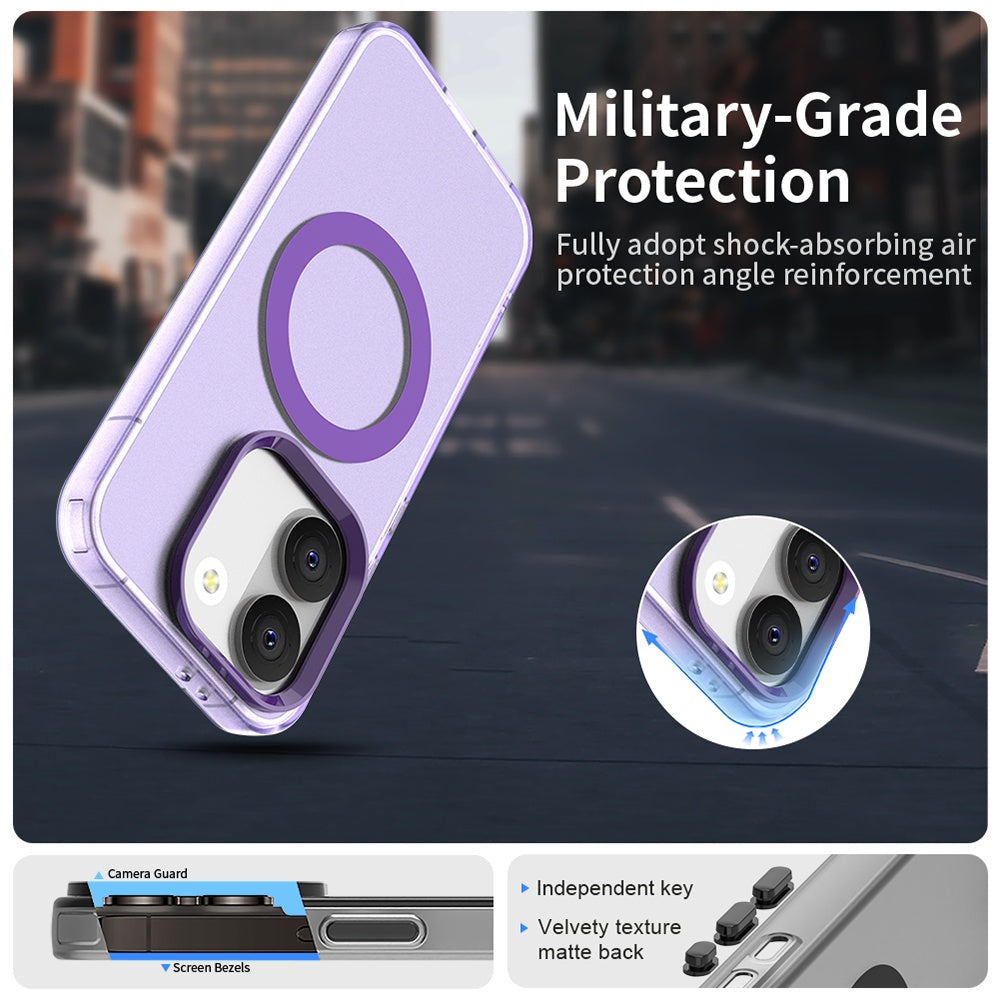 MagSafe-hoes voor Xiaomi Poco X8 Pro, Techsuit, CandyCase, Paars