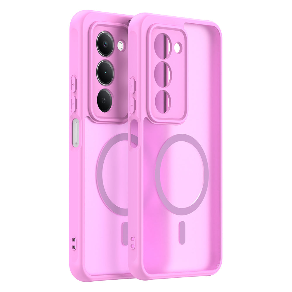 MagSafe Case for Xiaomi Redmi 15 5G / 15 4G, Techsuit, HaloFrost II, Pink