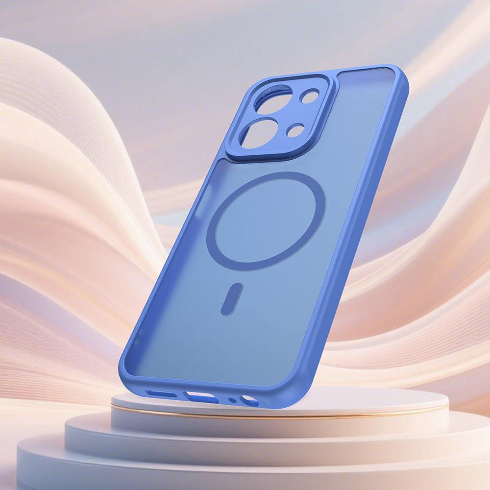 MagSafe Case for Xiaomi Redmi 15C 5G / 15C 4G, Techsuit, HaloFrost II, Blue