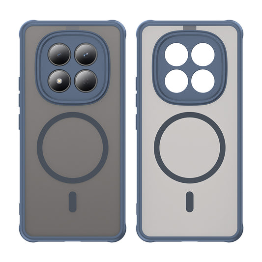 MagSafe hoesje voor Xiaomi Redmi Note 15 Pro 4G, Techsuit, HaloFrost II, Marineblauw