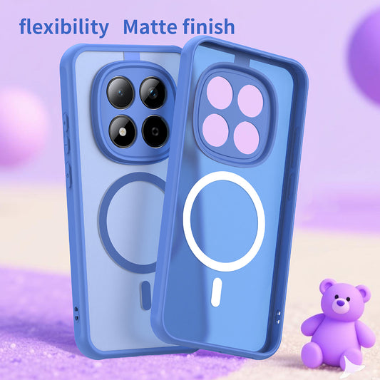 MagSafe hoesje voor Xiaomi Redmi Note 15 Pro 5G, Techsuit, HaloFrost II, Blauw