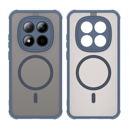 MagSafe hoesje voor Xiaomi Redmi Note 15 Pro 5G, Techsuit, HaloFrost II, Marineblauw