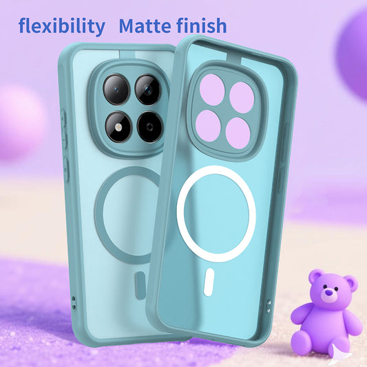 MagSafe hoesje voor Xiaomi Redmi Note 15 Pro 5G, Techsuit, HaloFrost II, Lichtgroen