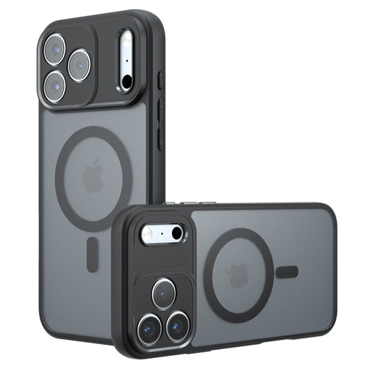 MagSafe hoes voor Apple iPhone 17 Pro, Techsuit, PureFrost, Zwart