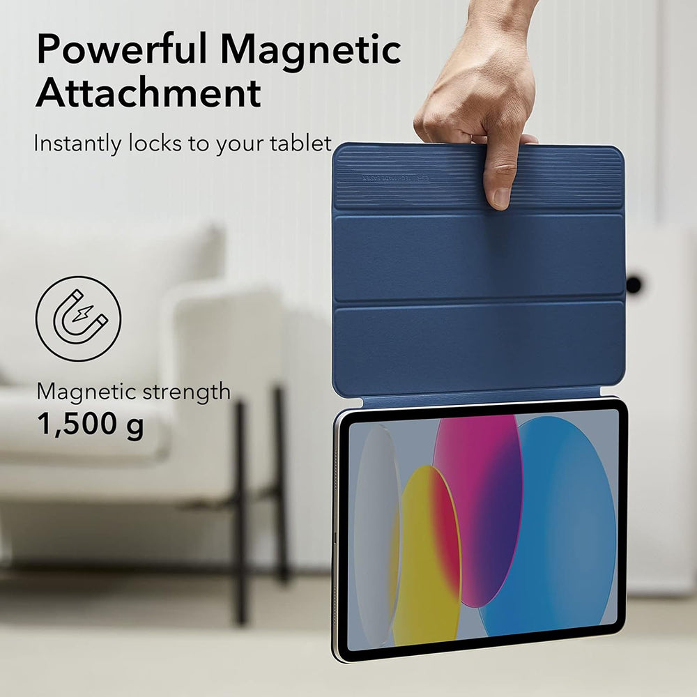 Hoes voor Apple iPad (2025) / (2022), ESR, Rebound, Marineblauw