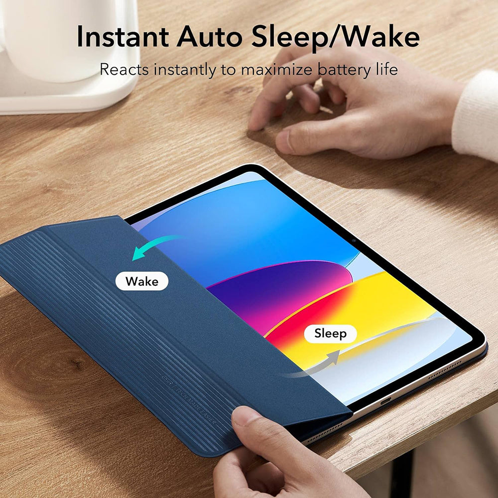 Hoes voor Apple iPad (2025) / (2022), ESR, Rebound, Marineblauw