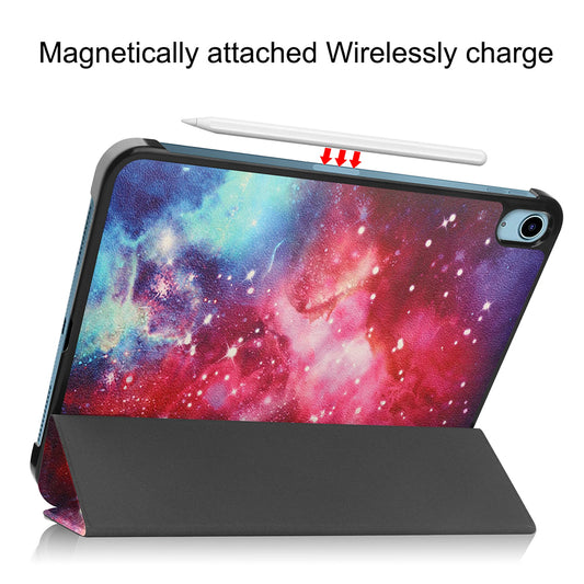 Case for Apple iPad (2025) / (2022), Techsuit, FoldPro Starry Night, Multicolor