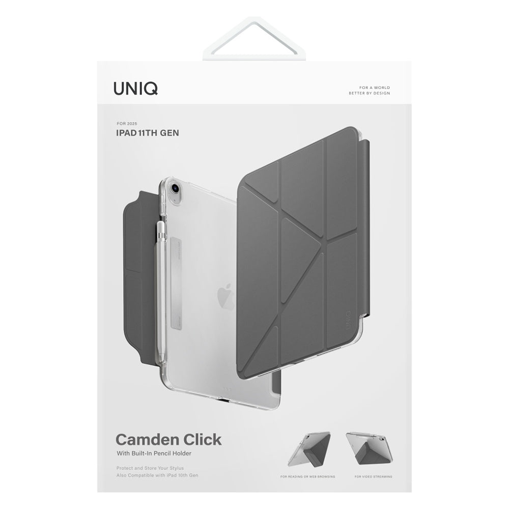 Hoes voor Apple iPad (2025), UNIQ, Camden Click, Roze