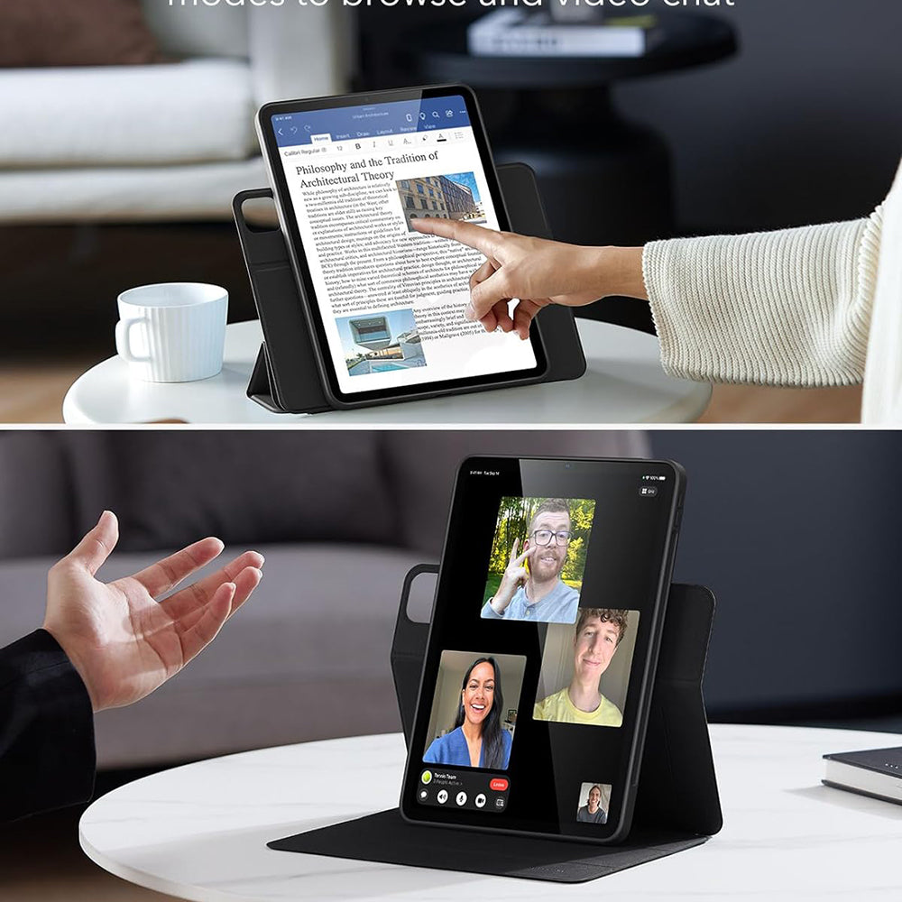 Hoes voor Apple iPad Air 11 (2025) / Air 11 (2024) / Air (2022) / Air (2020), ESR, Rebound Hybrid, Satijngroen