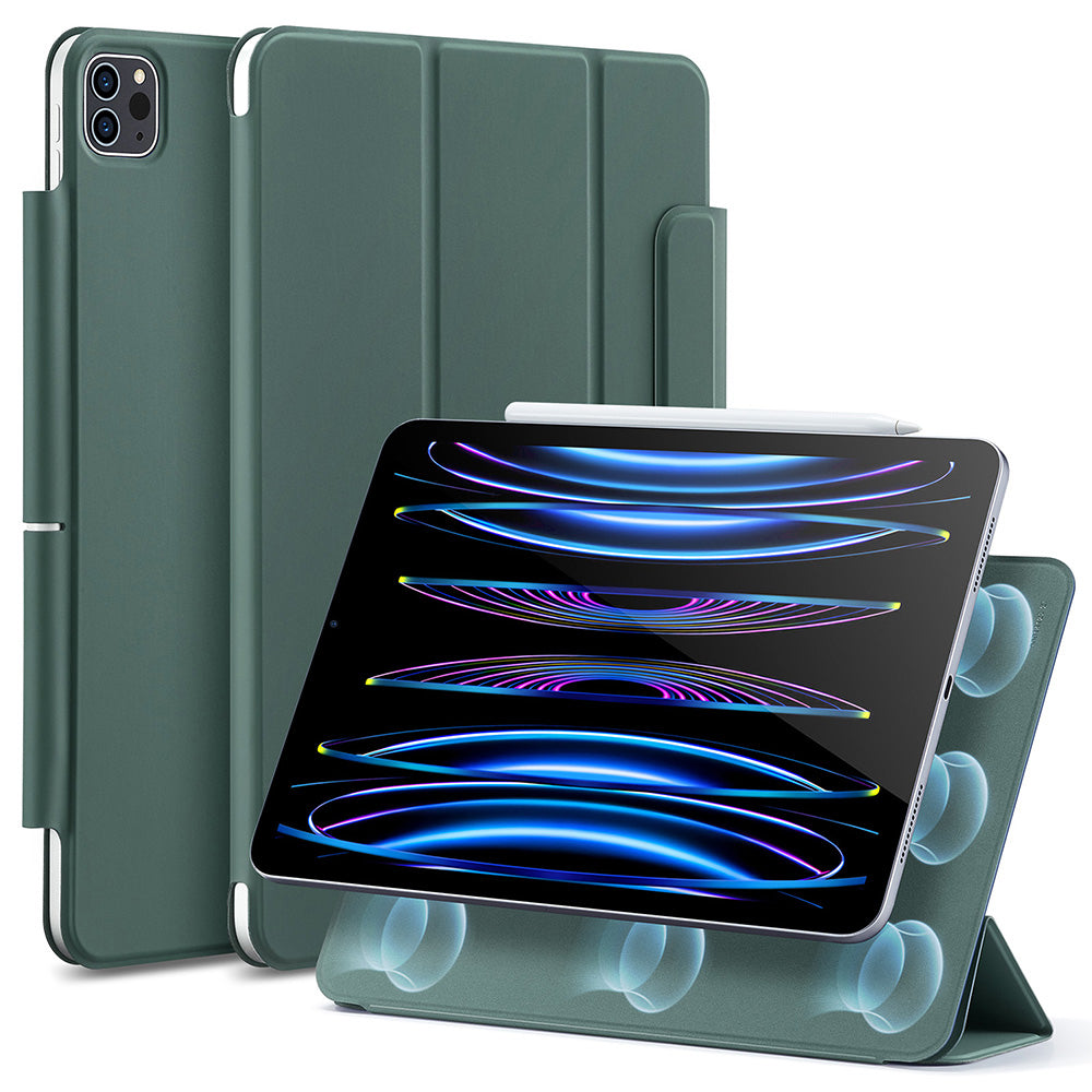 Hoes voor Apple iPad Pro 11 (2022) / Pro 11 (2021) / Pro 11 (2020) / Pro 11 (2018), ESR, Rebound, Satijngroen