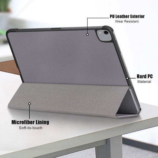 Hoes voor Apple iPad Pro 11 (2022) / Pro 11 (2021) / Pro 11 (2020) / Pro 11 (2018), Techsuit, FoldPro, Zwart