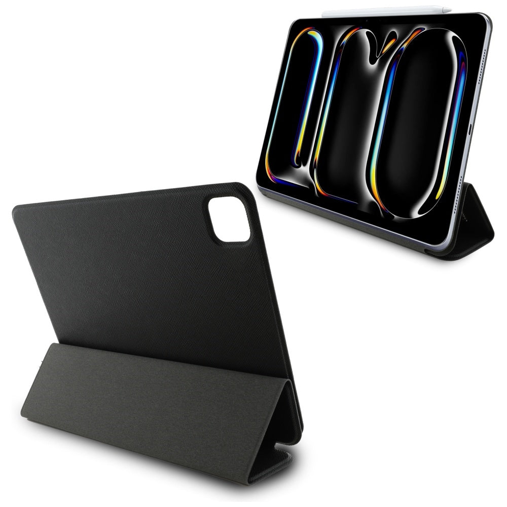 Hoes voor Apple iPad Pro 11 (2024), Karl Lagerfeld, Saffiano Karl & Choupette, Zwart