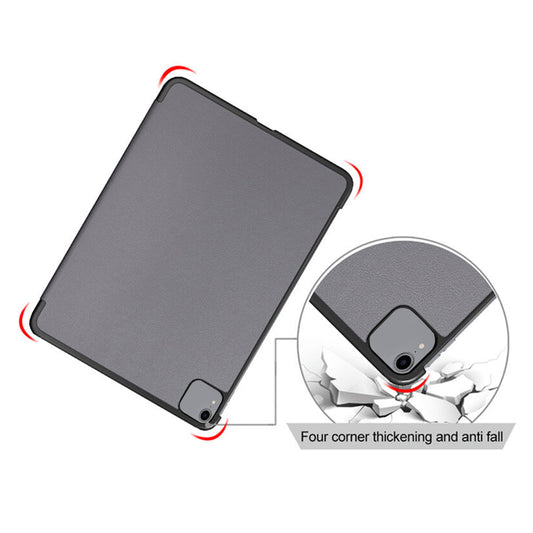 Hoes voor Apple iPad Pro 12.9 (2022) / Pro 12.9 (2021) / Pro 12.9 (2020) / Pro 12.9 (2018), Techsuit, FoldPro, Zwart
