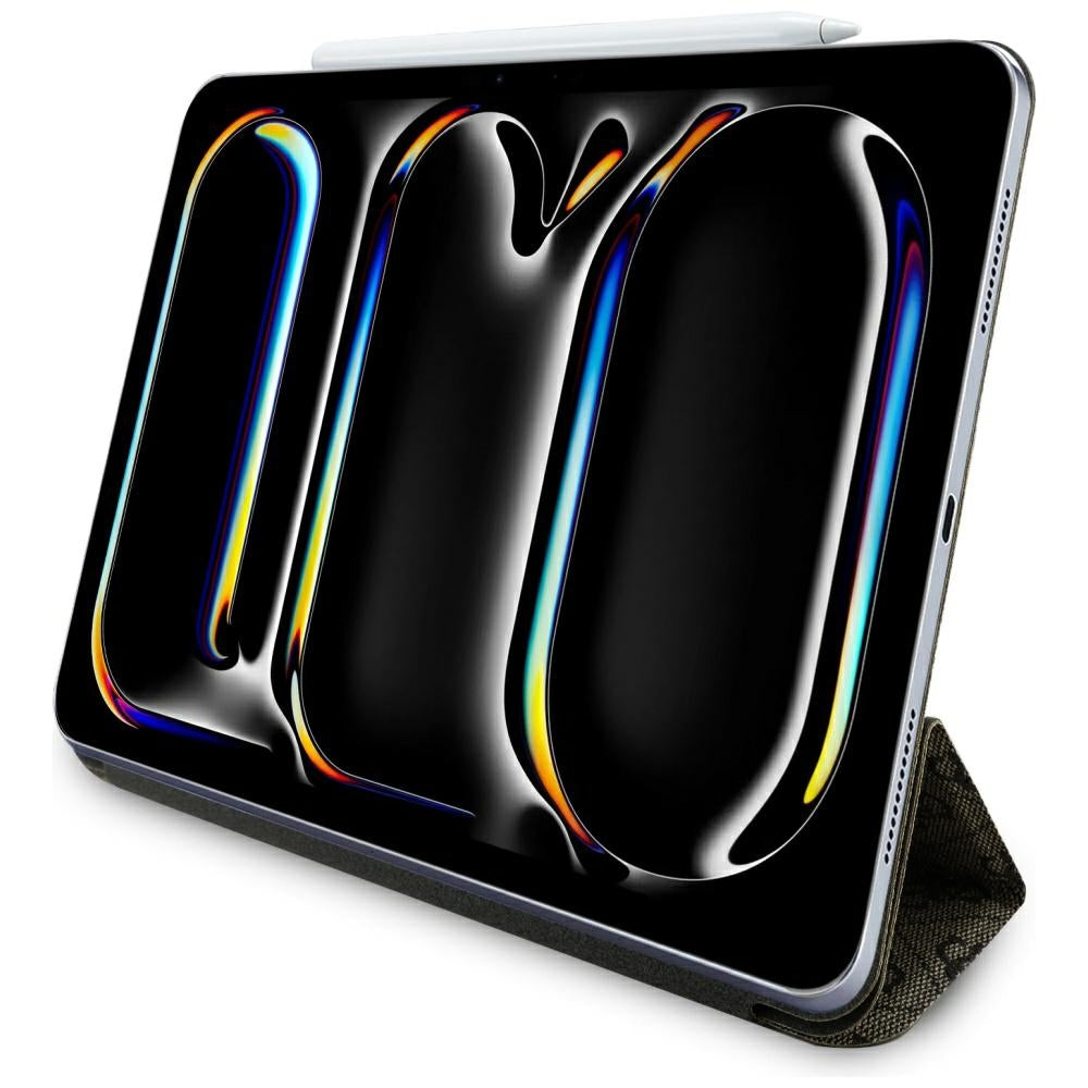 Hoes voor Apple iPad Pro 13 (2024), Guess, 4G Big Logo, Bruin