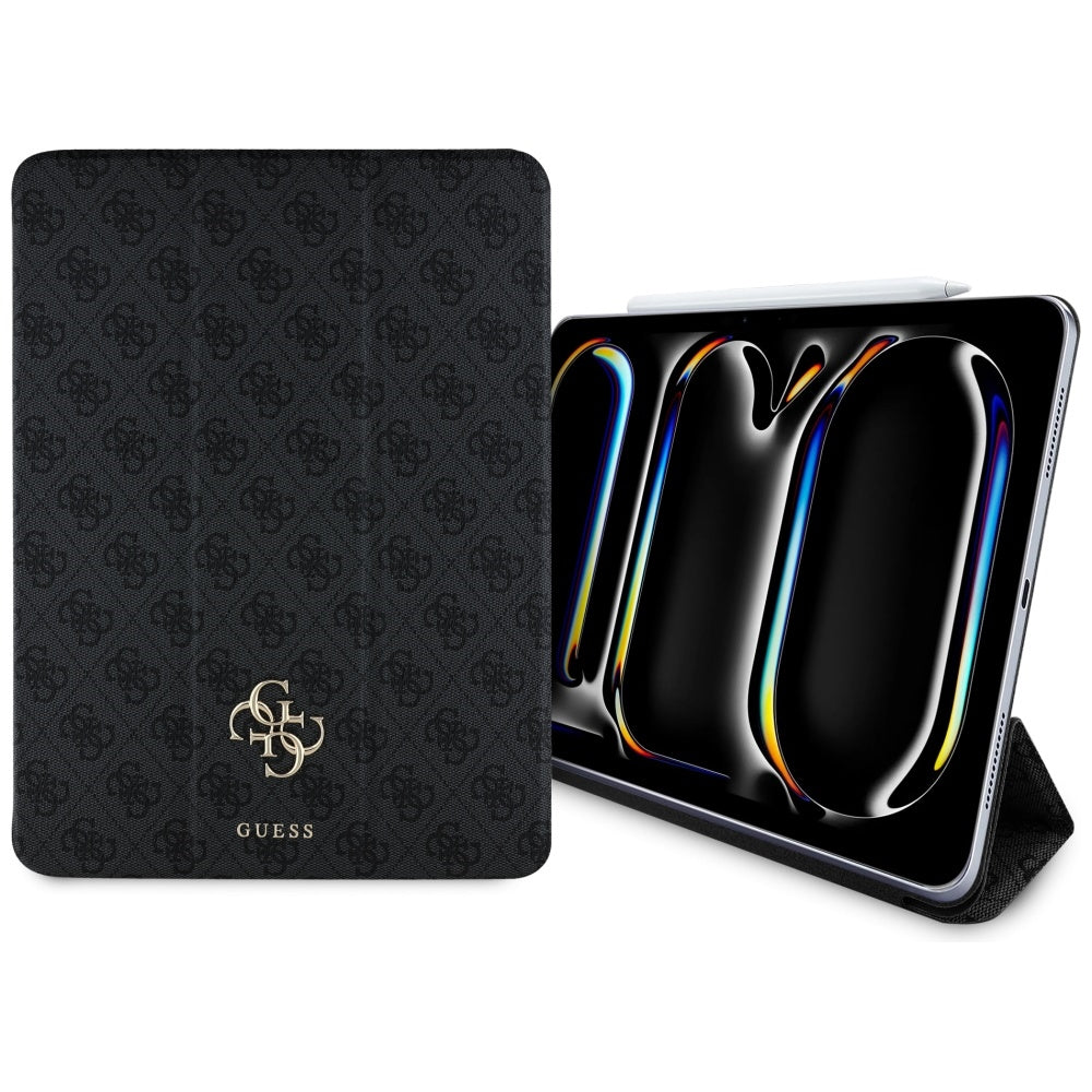 Hoes voor Apple iPad Pro 13 (2024), Guess, 4G Big Logo, Zwart