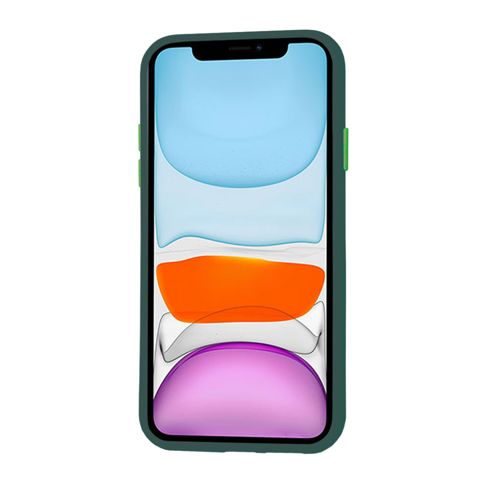 Hoes voor Apple iPhone 11, Techsuit, HaloFrost, Groen