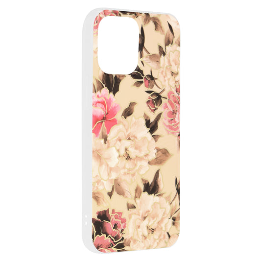 Hoes voor Apple iPhone 13 Pro Max, Techsuit, Marble, Beige