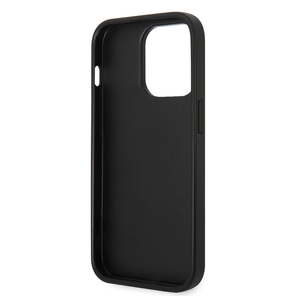 Hoes voor Apple iPhone 14 Pro Max, Karl Lagerfeld, Saffiano Choupette's Head, Zilverkleurig