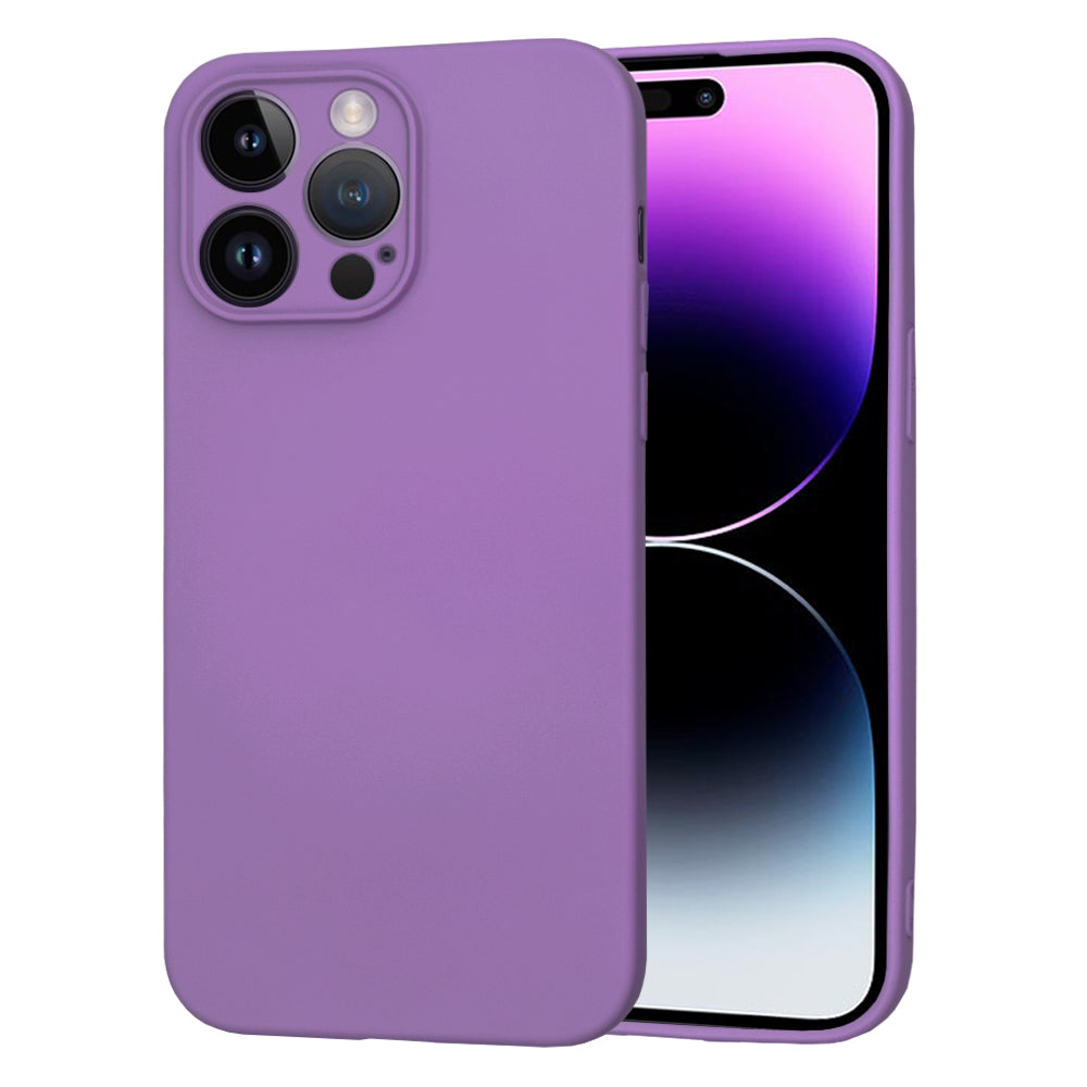 Hoes voor Apple iPhone 14 Pro Max, Techsuit, SoftFlex, Paars