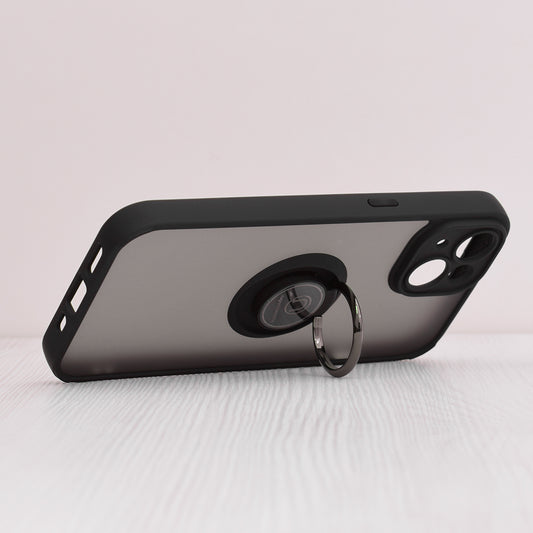 Hoes voor Apple iPhone 14, Techsuit, Glinth, Zwart