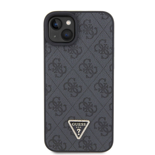 Hoes voor Apple iPhone 15 Plus, Guess, Crossbody 4G Metal Logo, Zwart