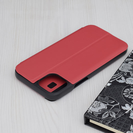 Hoes voor Apple iPhone 15 Plus, Techsuit, eFold, Rood