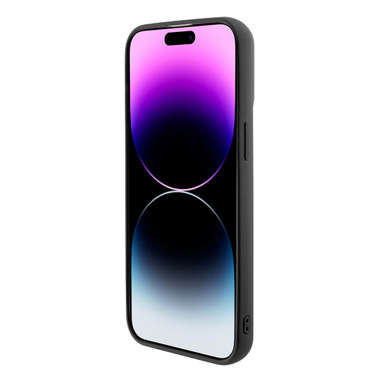 Hoes voor Apple iPhone 15 Pro Max, Guess, Sequin Script Logo, Zwart GUHCP15XPSFDGSK