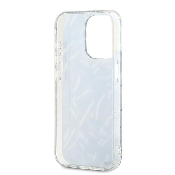 Hoes voor Apple iPhone 15 Pro Max, Karl Lagerfeld, Zebra met Koordriem, Paars