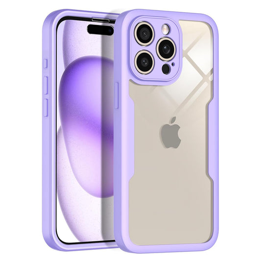 Hoes voor Apple iPhone 15 Pro, Techsuit, ColorVerse 360, Paars
