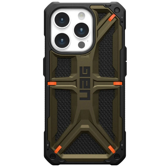 Hoes voor Apple iPhone 15 Pro, Urban Armor Gear, Monarch Kevlar, Groen