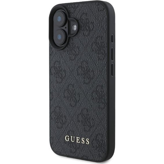 Hoes voor Apple iPhone 16, Guess, 4G Classic, Zwart