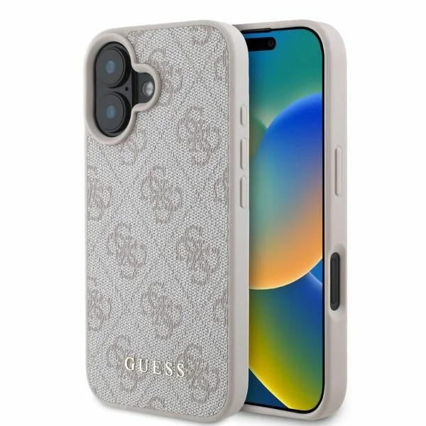 Hoes voor Apple iPhone 16, Guess, 4G Classic, Roze