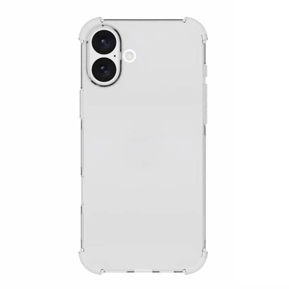 Hoesje voor Apple iPhone 16 Plus, Techsuit, Schokbestendig Transparant (Grote Lensopening), Transparant