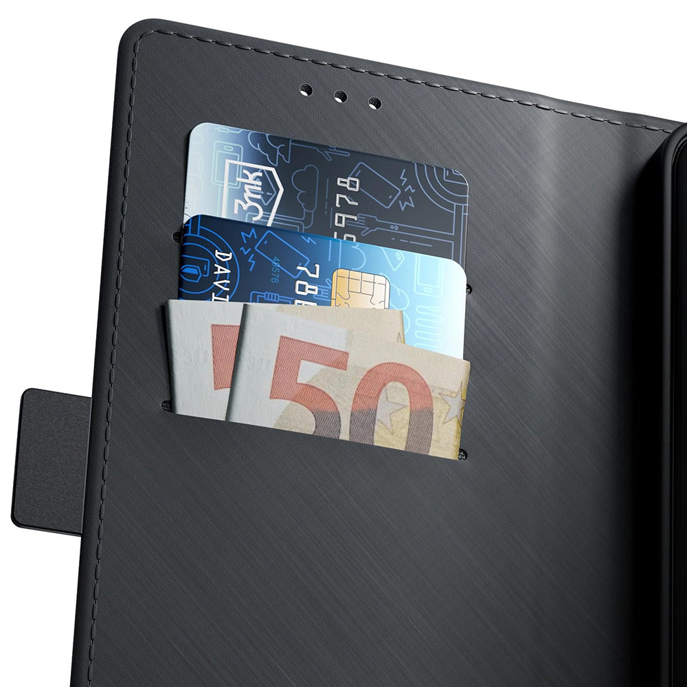 Case for Apple iPhone 16 Pro Max, 3MK, Wallet, Black