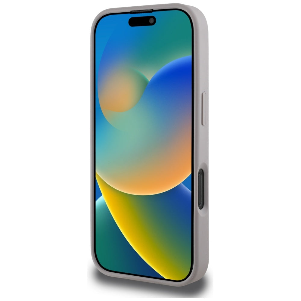 Hoes voor Apple iPhone 16 Pro Max, Guess, 4G Grained Roses Big Logo, Paars